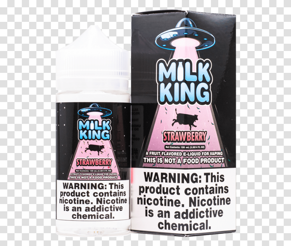 Milk King E Juice By Dripmore Dripmore Milk King, Label, Cosmetics, Bottle Transparent Png