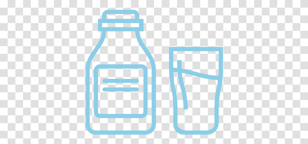 Milk Plastic Bottle, Label, Hand, First Aid Transparent Png