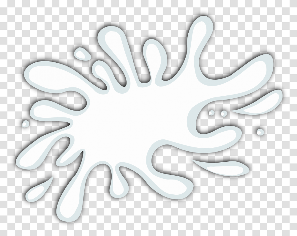 Milk Splat Blot Vector Svg Illustration, Stencil Transparent Png