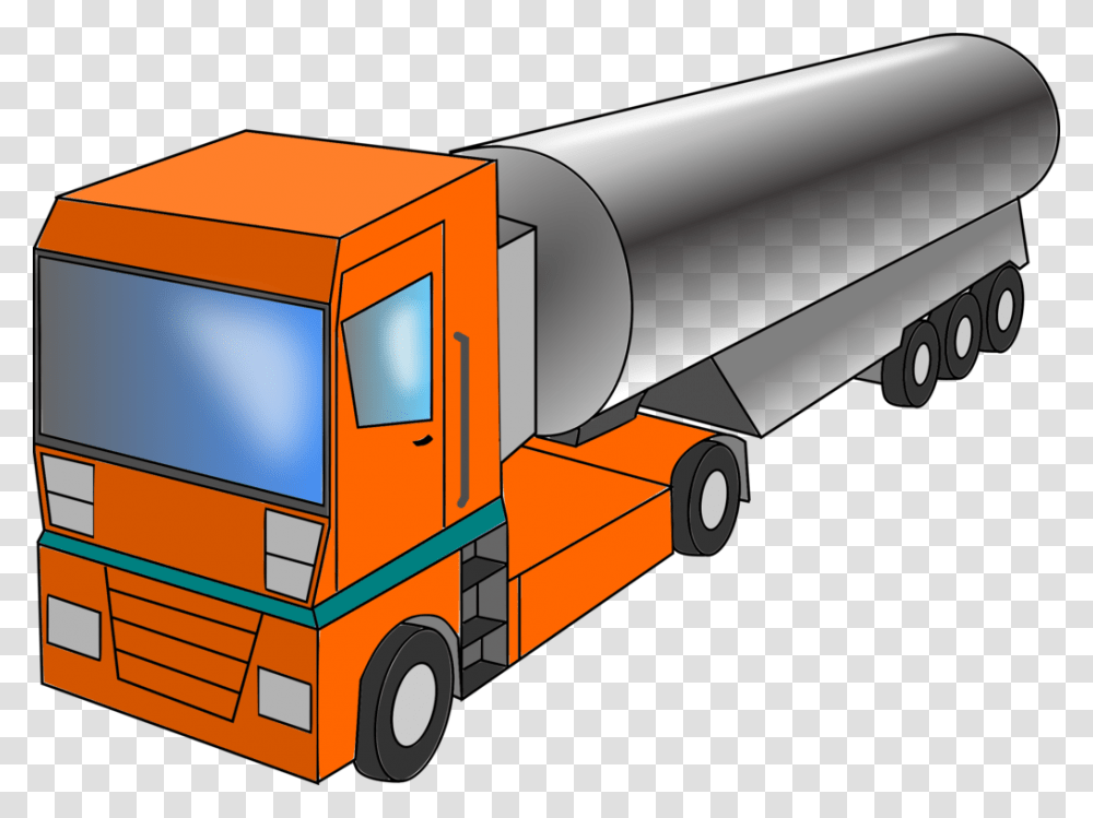 Milk Tank Truck Car Semi Trailer Truck, Transportation, Vehicle, Bus, Van Transparent Png