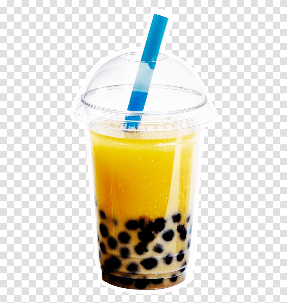 Milk Tea Boba Vector Download Yellow Black Bubble Tea, Juice, Beverage, Drink, Orange Juice Transparent Png