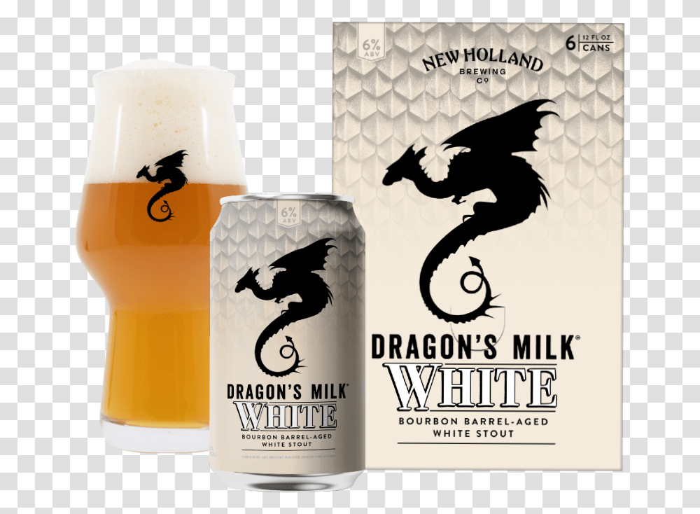 Milk White Of The Dragon New Holland Brewing Milk White, Beer, Alcohol, Beverage, Drink Transparent Png