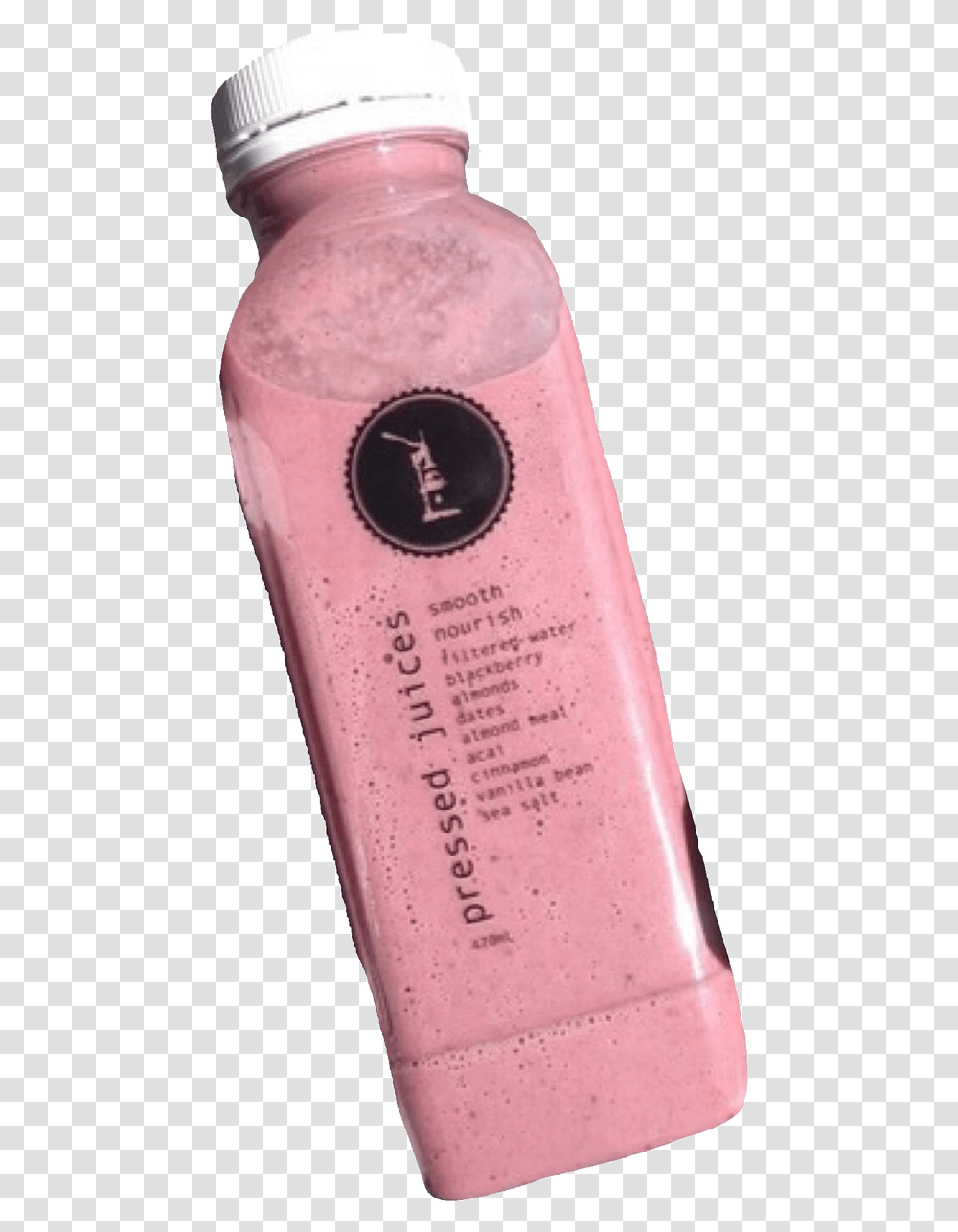 Milkshake Cute Freetoedit Aesthetic Pink Food, Bottle, Cosmetics, Shampoo, Face Makeup Transparent Png