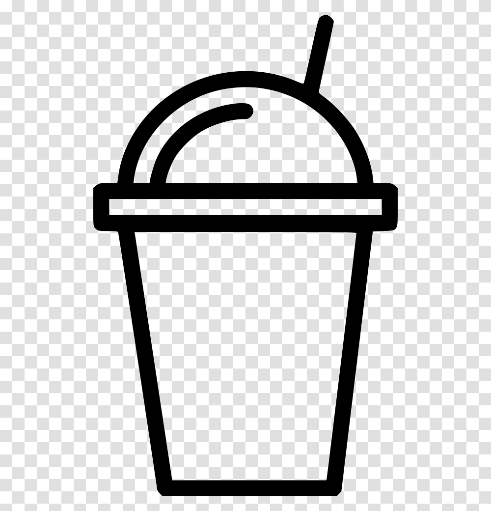 Milkshake Slurpee Black And White, Chair, Furniture, Stencil, Lantern Transparent Png