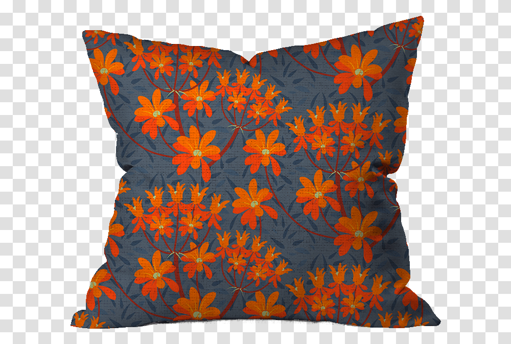 Milkweed Flower Floral Outdoor Pillow Cushion, Rug, Quilt Transparent Png