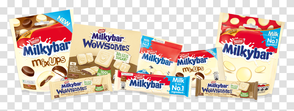 Milky Bar Products, Food, Snack, Candy, Cracker Transparent Png