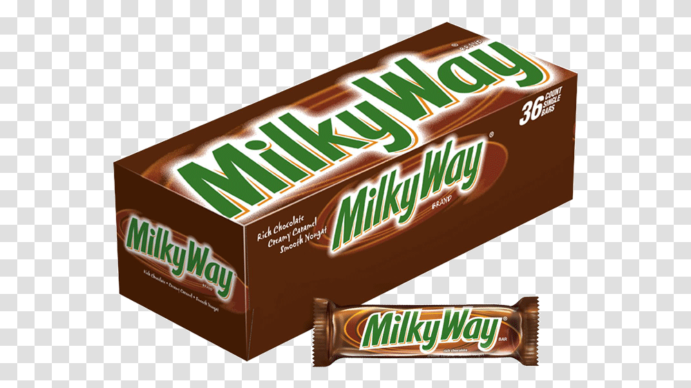 Milky Way Bar Box, Food, Candy, Sweets, Confectionery Transparent Png