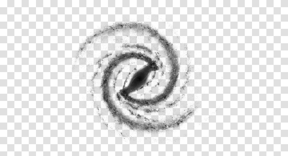 Milky Way Galaxy Black And White, Gray, World Of Warcraft Transparent Png
