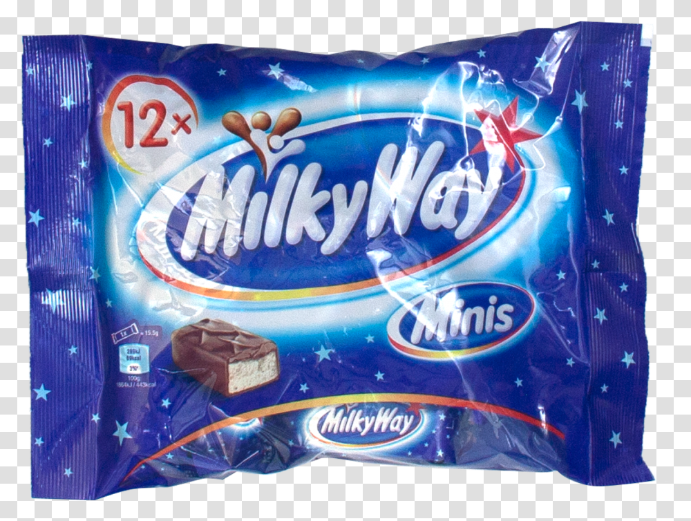 Milky Way Minis 206g Milkyway Chocolate, Sweets, Food, Confectionery, Candy Transparent Png