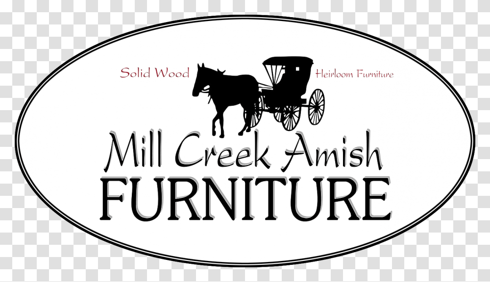 Mill Creek Amish Furniture Logo Phaeton, Horse, Mammal, Animal, Carriage Transparent Png