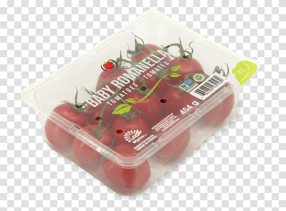 Millenium Tomatoes In Top Seal Package Strawberry, Birthday Cake, Dessert, Food Transparent Png