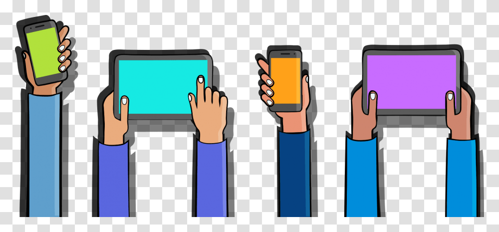 Millennial Clipart Image Group, Electronics, Computer, Tablet Computer, Hand Transparent Png