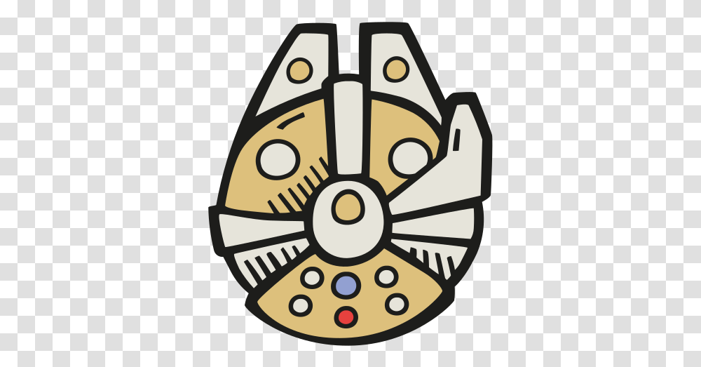 Millennium Falcon Free Icon Of Space Star Wars Millennium Falcon Cartoon, Machine, Armor, Wheel, Symbol Transparent Png