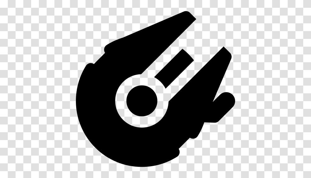 Millennium Falcon Icon, Gray, World Of Warcraft Transparent Png