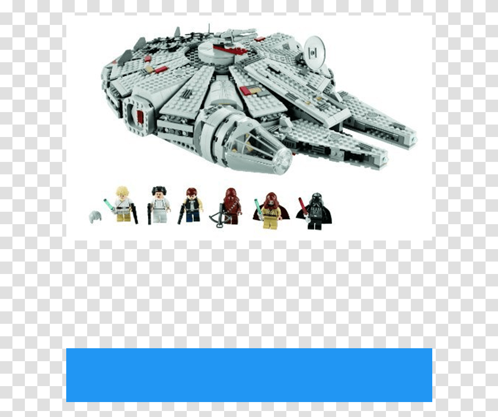 Millennium Falcon Lego Stars Wars Milenium Falcon, Person, Transportation, Vehicle, Spaceship Transparent Png
