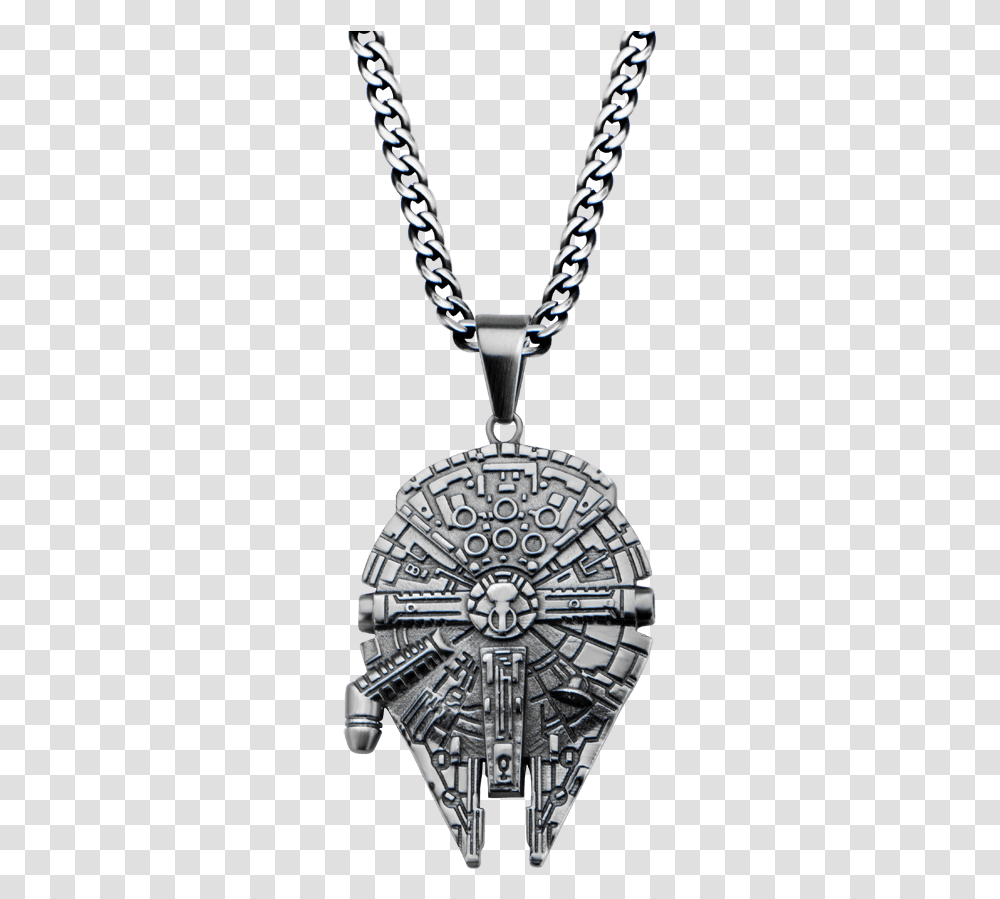Millennium Falcon Necklace Star Wars Pendant, Jewelry, Accessories, Accessory, Clock Tower Transparent Png