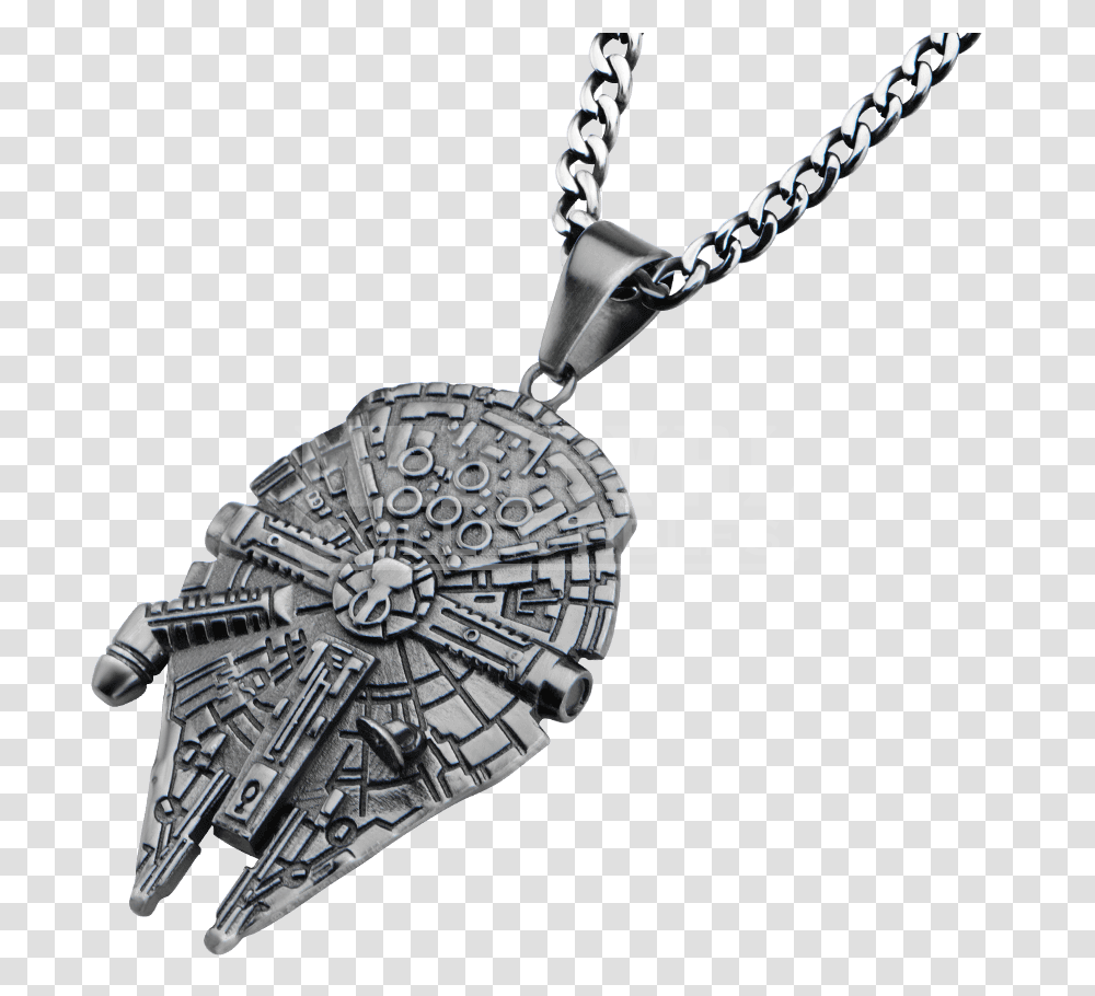 Millennium Falcon Pendant With Chain, Wristwatch Transparent Png