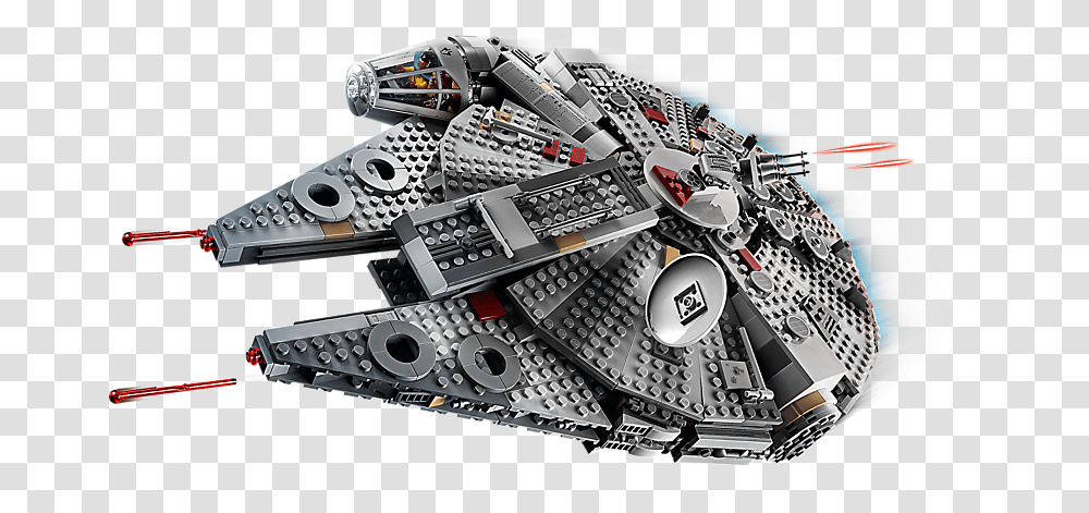 Millennium Falcon, Spaceship, Aircraft, Vehicle, Transportation Transparent Png