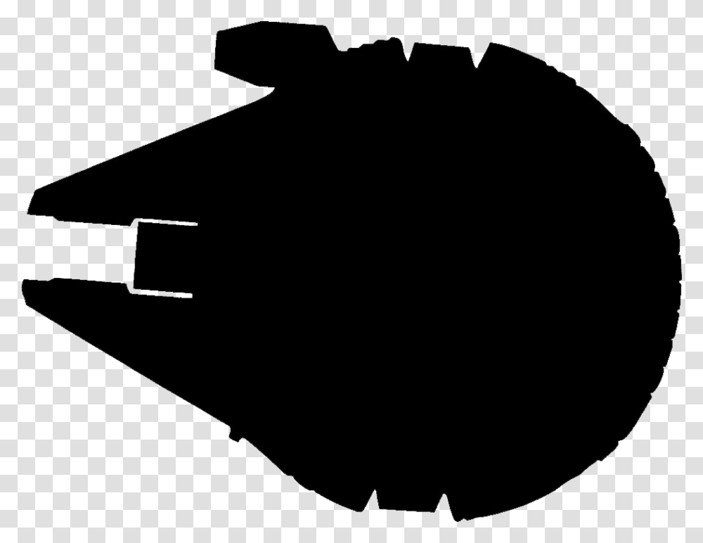 Millennium Falcon Star Wars Darth Vader Boba Fett R2 D2 Star Wars Millennium Falcon Outline, Silhouette, Axe, Tool, Adapter Transparent Png