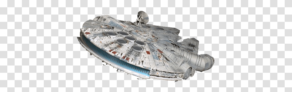 Millennium Falcon Star Wars Star Wars Millennium Falcon Back, Vehicle, Transportation, Ship, Metropolis Transparent Png