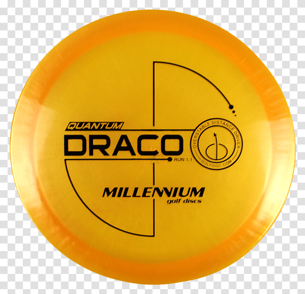 Millennium Quantum Draco Pearly Orange With Black Stamp Millennium Disc Golf, Frisbee, Toy Transparent Png