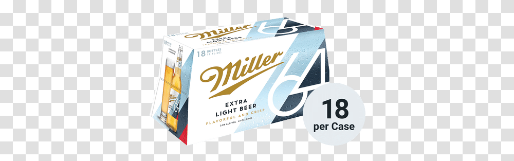 Miller 64 Miller 64 Extra Light Beer, Text, Paper, Flyer, Poster Transparent Png