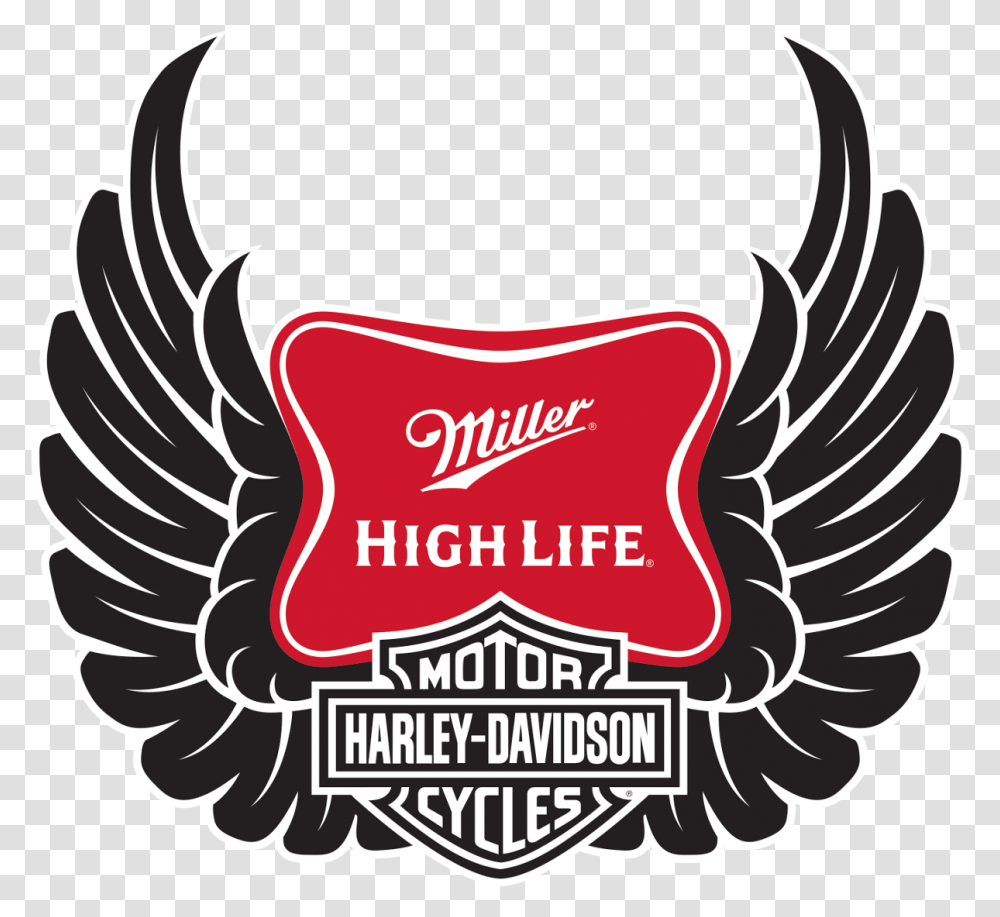 Miller Beer Harley Davidson, Emblem, Logo, Trademark Transparent Png