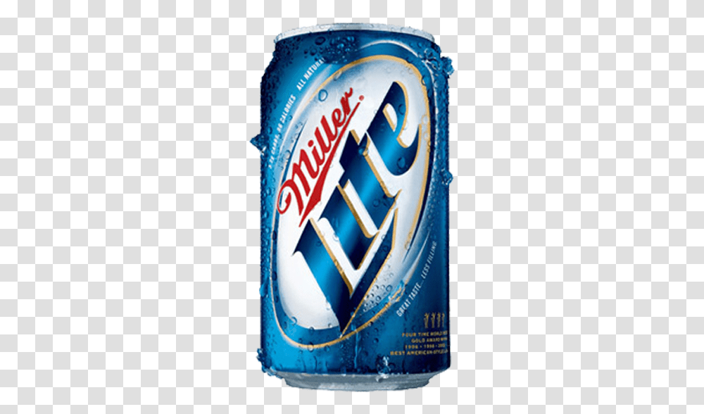 Miller Light Beer Can, Tin, Beverage, Drink, Alcohol Transparent Png