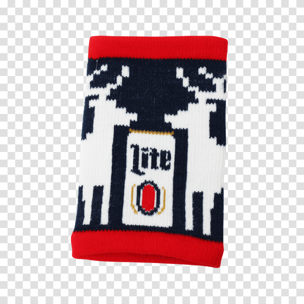 Miller Lite Holiday Sweater Beverage Wrap Miller Lite, Rug, Apparel, Bag Transparent Png