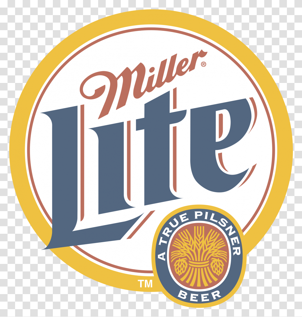 Miller Lite Logo, Trademark, Label Transparent Png