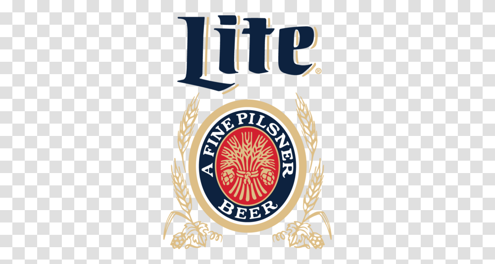 Miller Lite Miller Lite Beer Logo, Plant, Symbol, Text, Vegetation Transparent Png