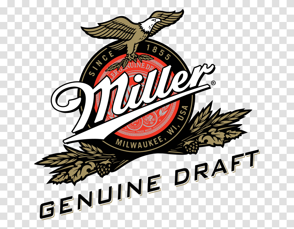 Miller Logo, Eagle, Bird, Animal Transparent Png