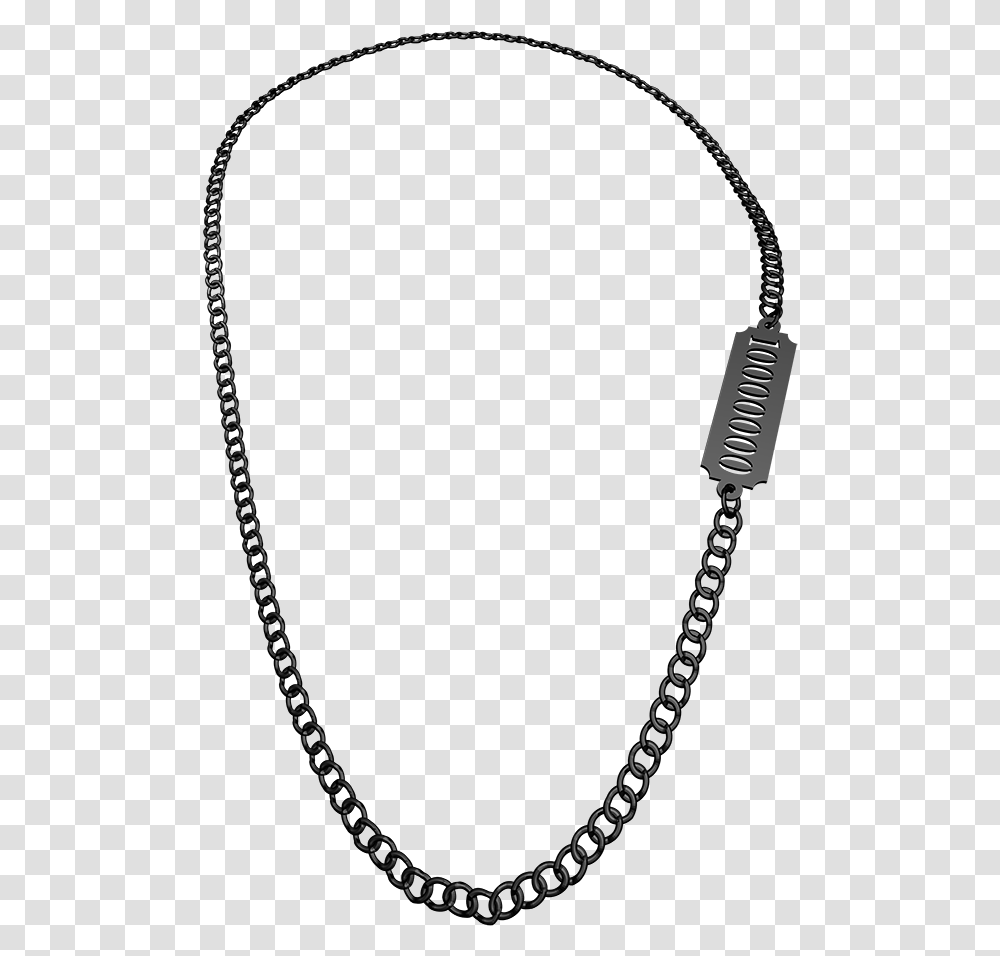 Milli Hell Warriors Stainless Steel 24inch Curb Chain, Necklace, Jewelry, Accessories, Accessory Transparent Png