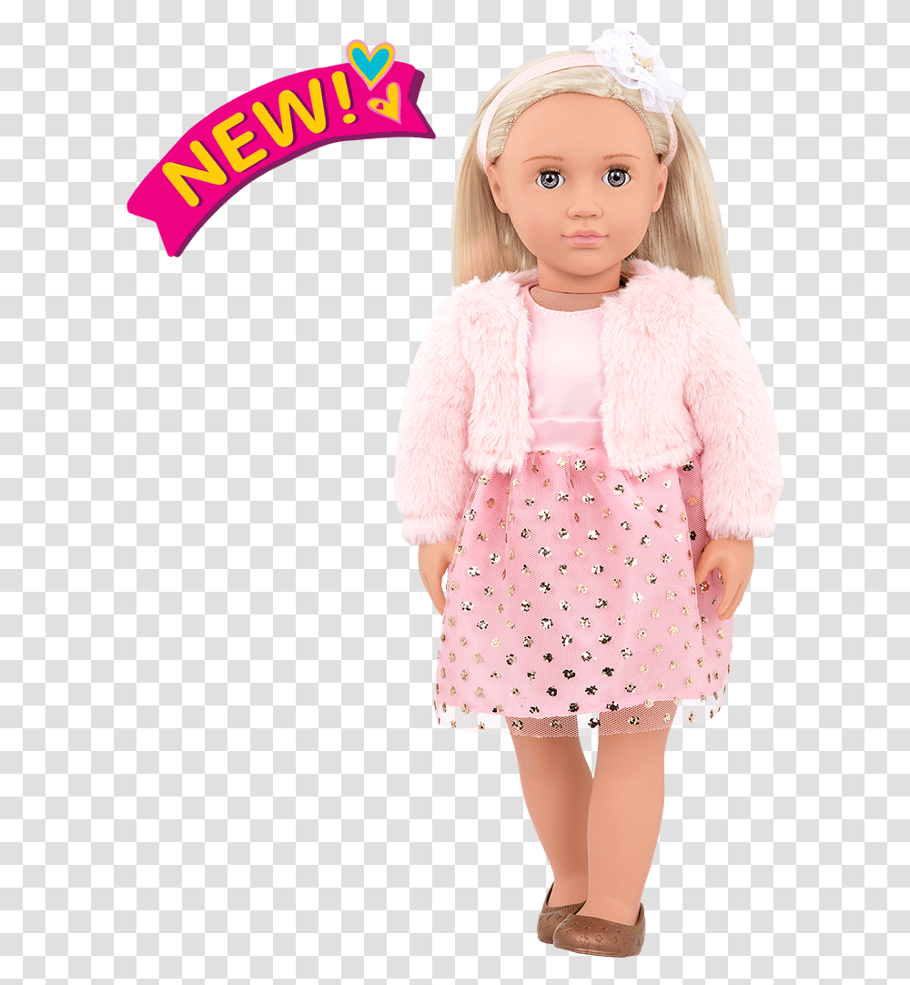Millie Regular 18 Inch Doll Our Generation Doll Franco, Toy, Person, Human Transparent Png