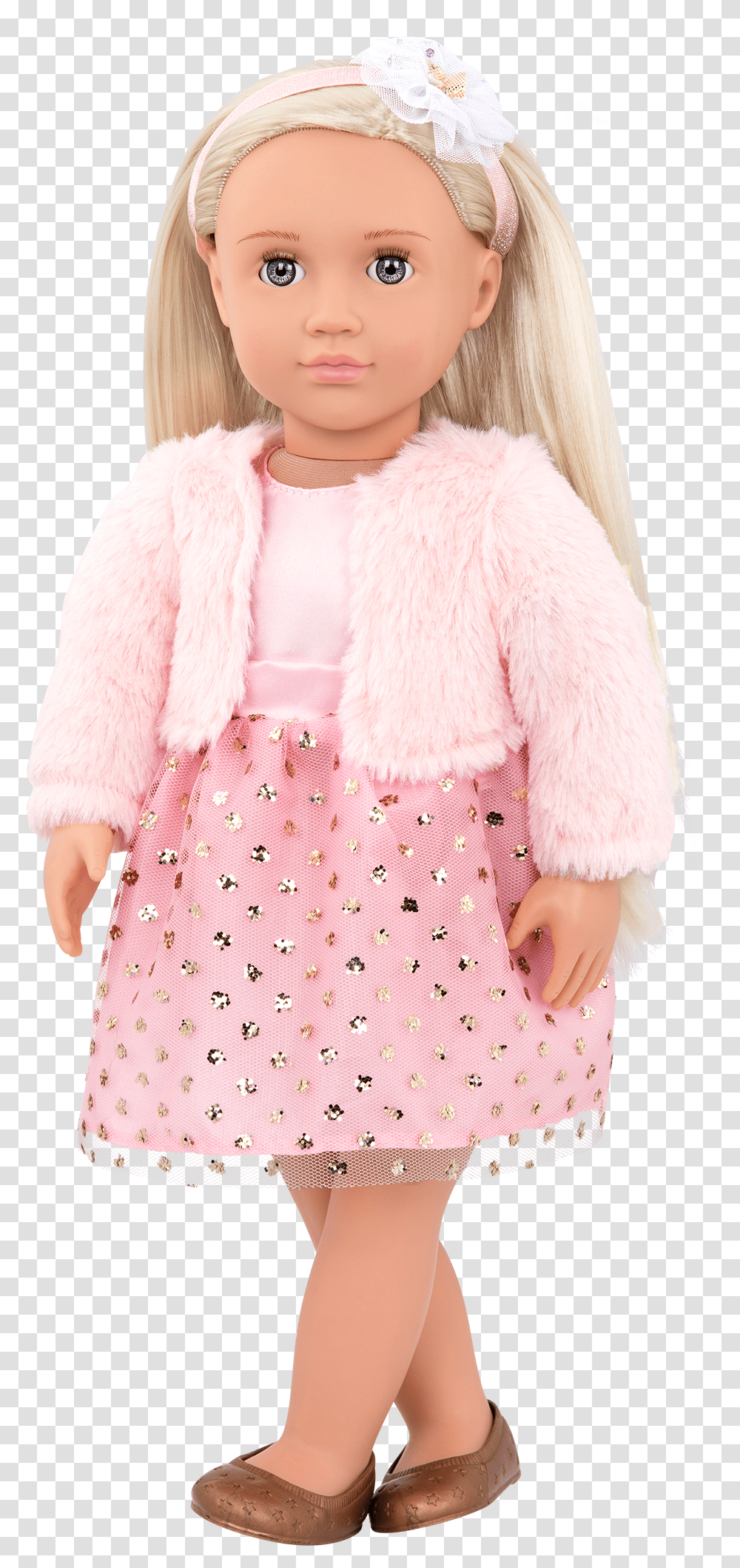 Millie Regular 18 Inch Doll With Legs Crossed Generation Doll Milly, Apparel, Coat, Fur Transparent Png
