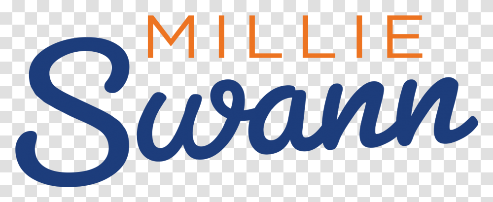 Millie Swan Logo Calligraphy, Word, Text, Alphabet, Label Transparent Png