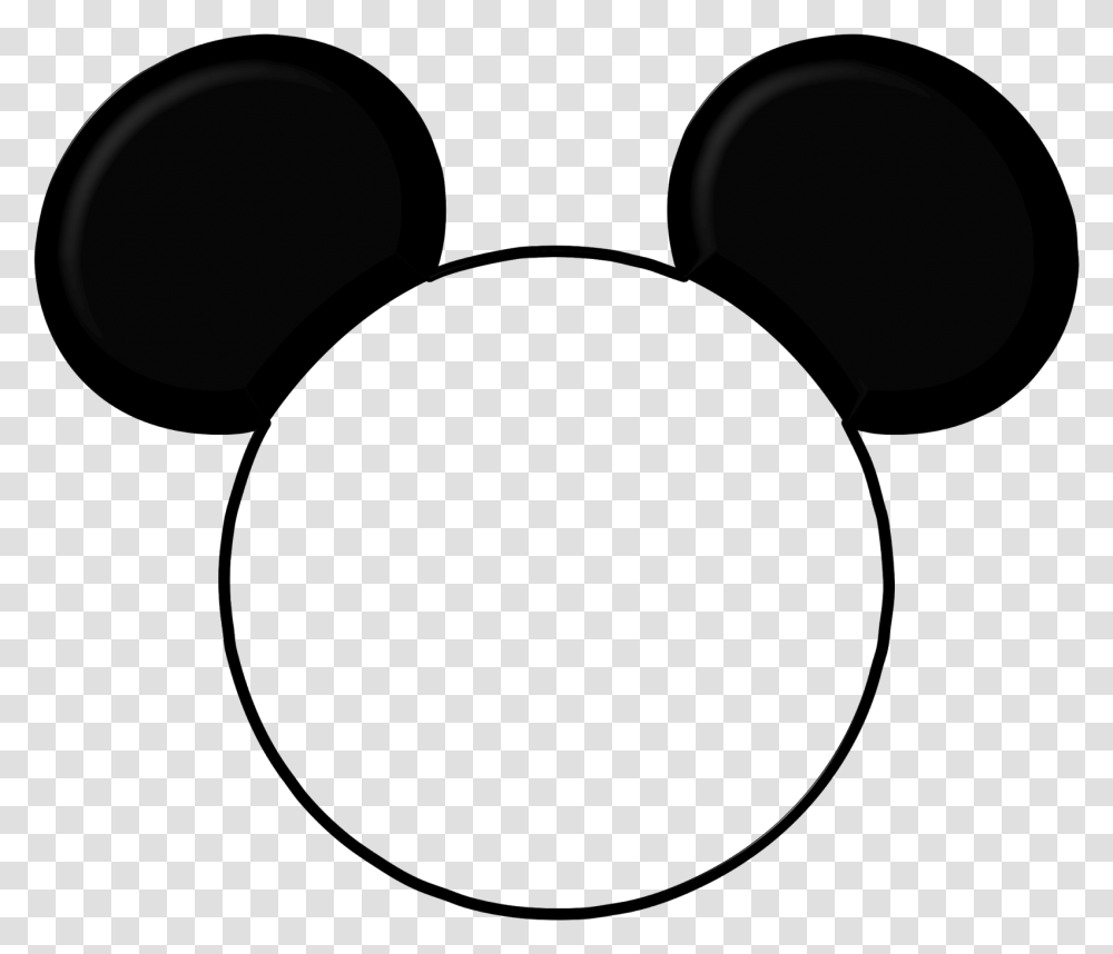 Milliepie's Musings Mickey Mouse Head, Silhouette, Electronics, Cushion, Headphones Transparent Png