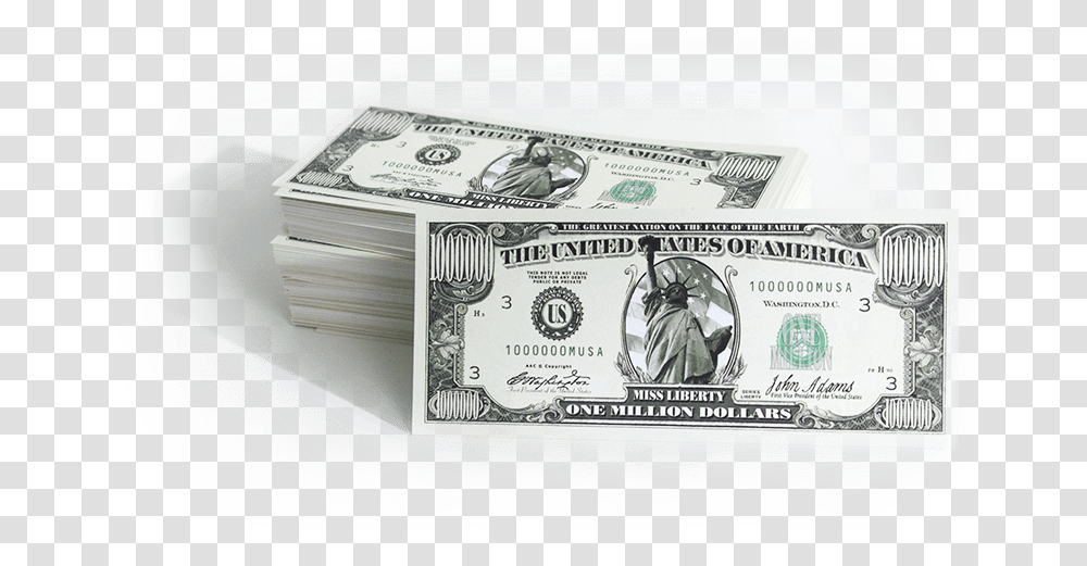Million Dollar Bill, Money Transparent Png