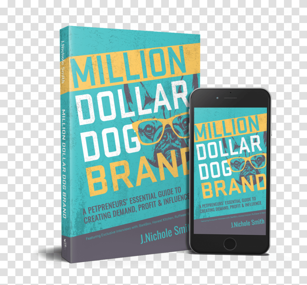 Million Dollar Dog Brand Paperback And Ebook Smartphone, Mobile Phone, Electronics, Cell Phone Transparent Png