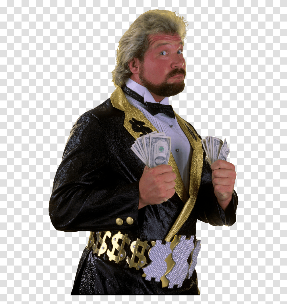 Million Dollar Man Ted Dibiase, Person, Sleeve, Finger Transparent Png