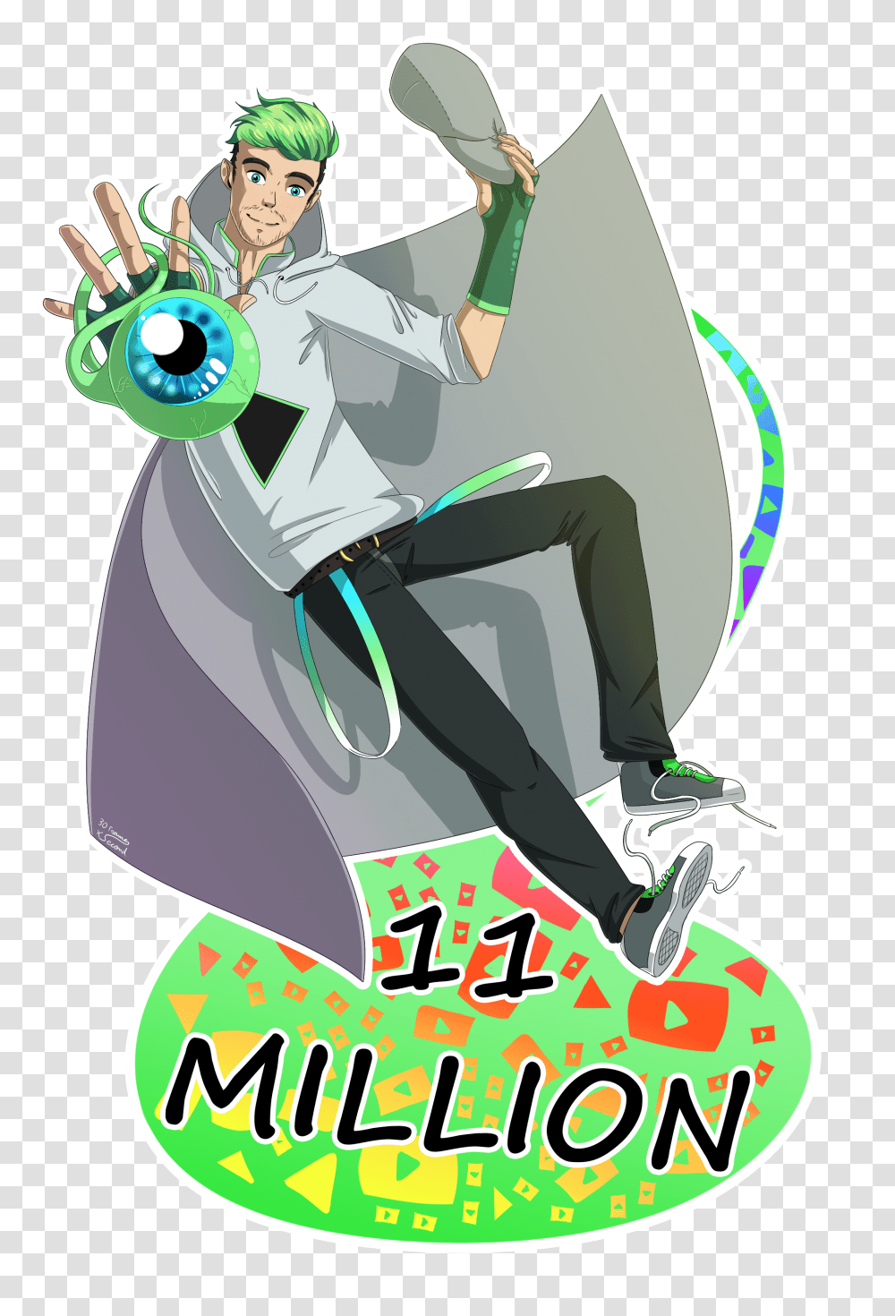 Million Highfives, Poster, Advertisement Transparent Png