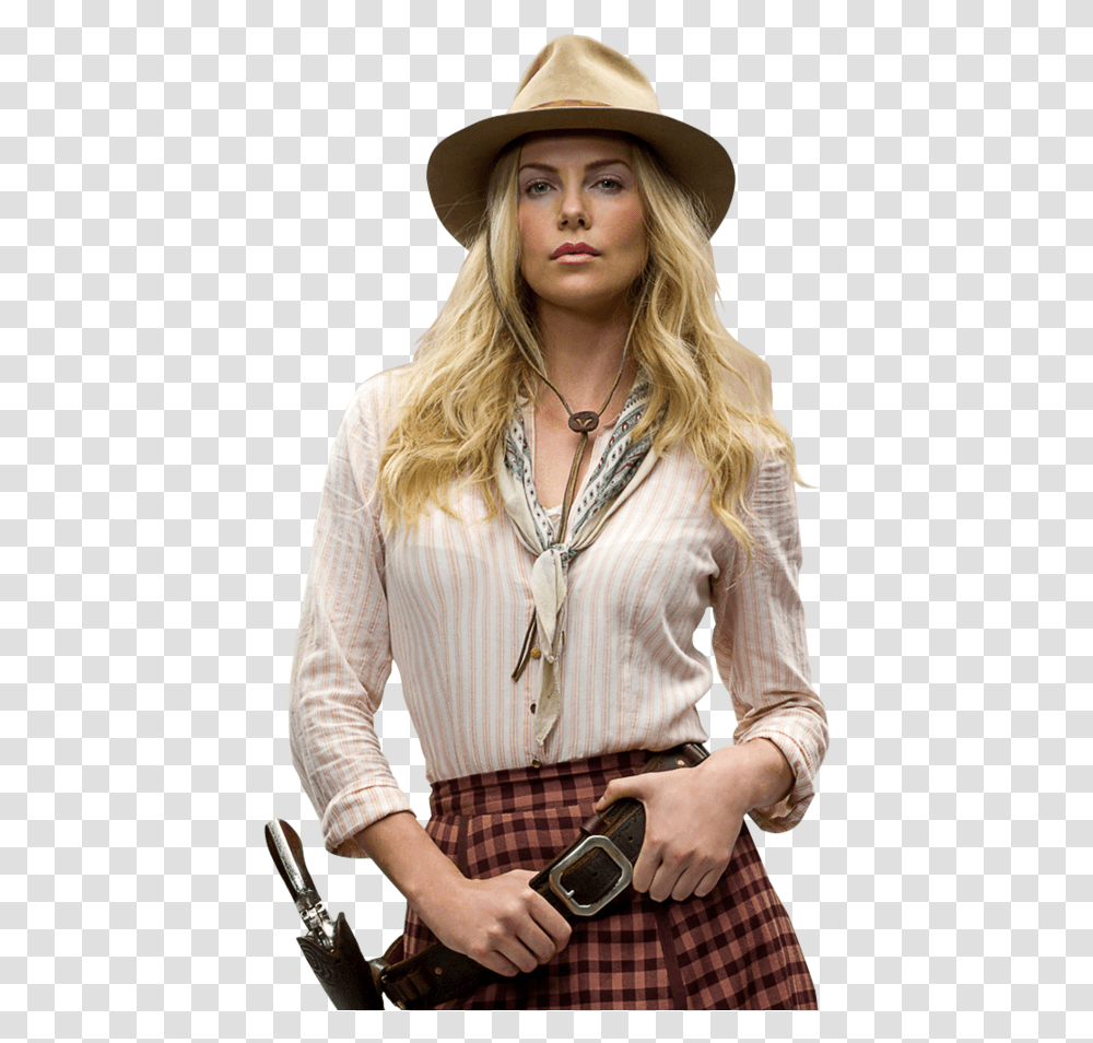 Million Ways To Die In The West Charlize Theron, Apparel, Person, Human Transparent Png