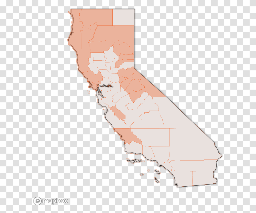 Millions Of Older Californians Live Where Wildfire Threatens California Main Locations, Map, Diagram, Plot, Atlas Transparent Png