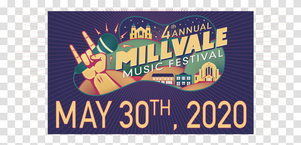 Millvale Music Festival Poster, Label, Advertisement, Flyer Transparent Png