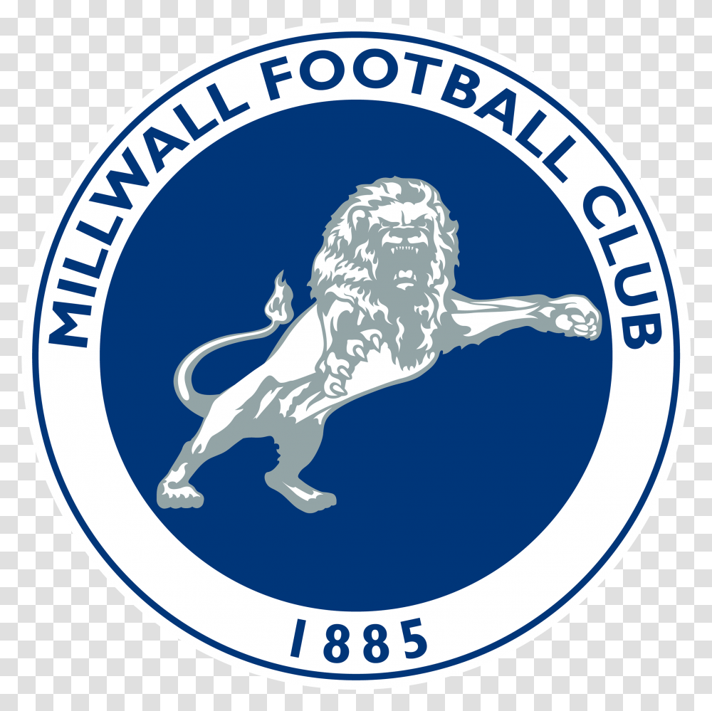 Millwall Fc Logo Football Logos Millwall Fc, Symbol, Trademark, Badge, Emblem Transparent Png