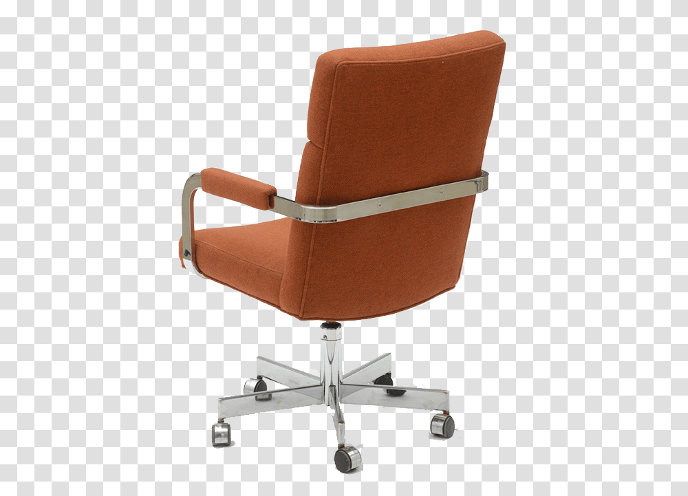 Milo Baughman Office Chair Back Office Chair, Furniture, Armchair, Cushion, Purse Transparent Png