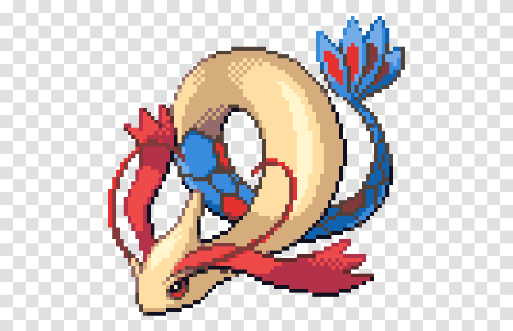 Milotic White And Red Water Pokemon, Rug, Face, Sweets, Food Transparent Png