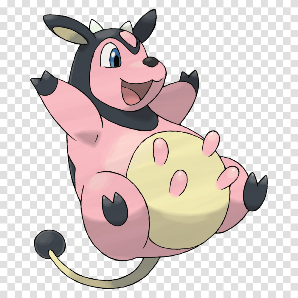 Miltank, Mammal, Animal, Pig, Snowman Transparent Png