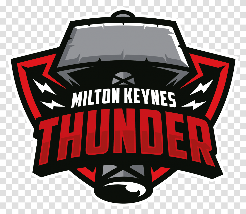 Milton Keynes Thunder Logo, Label, Car Transparent Png