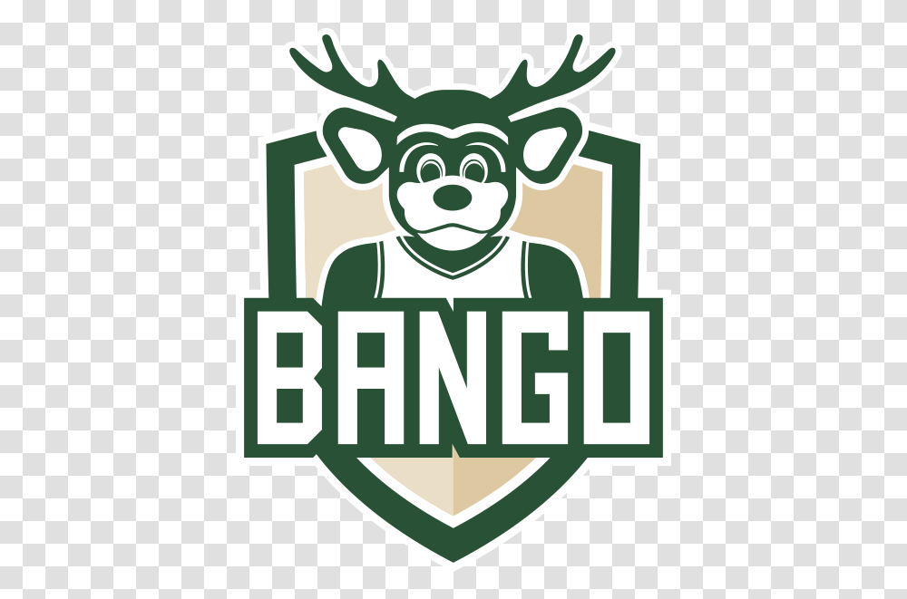 Milwaukee Bucks Bango Logo, Label, Sticker Transparent Png